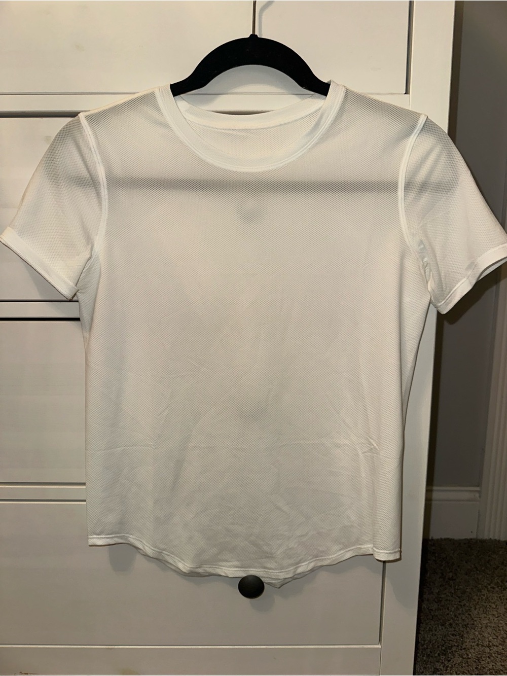 lululemon athletica White Short Sleeve Athletic Tee